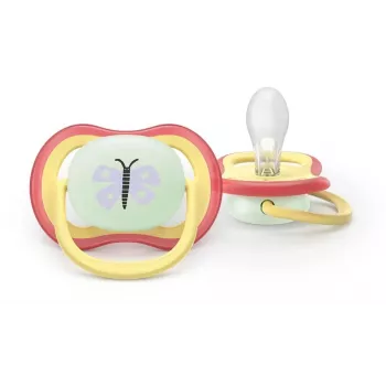 Smoczek Philips AVENT Ultra Air Night 0-6 miesięcy, 2-pak, świecący w ciemności