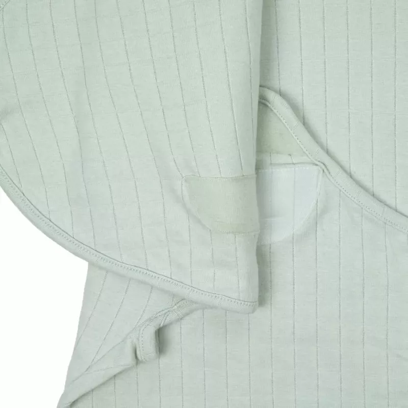 Lodger Bundler Solid Cotton Baby Swaddle Wrap, Peppermint