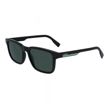 Okulary przeciwsłoneczne Lacoste L997S-1 dla mężczyzn, prostokątne, czarno-szare, 54mm
