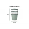 MEPAL Thermo Lunchpot Ellipse izolowany pojemnik na żywność Nordic Sage 700 ml 107658094700
