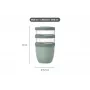 MEPAL Thermo Lunchpot Ellipse izolowany pojemnik na żywność Nordic Sage 700 ml 107658094700