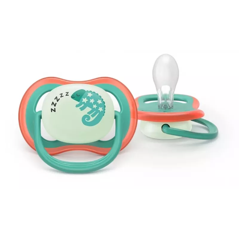 Philips Avent Ultra Air Night smoczek 6-18 miesięcy, 2-pak, chłopiec, świecący w ciemności