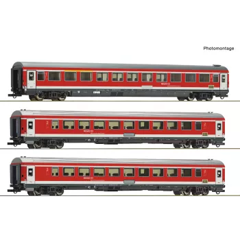 Roco 6200096 H0 Zestaw 3-częściowy Munich-Nuremberg Express DB AG