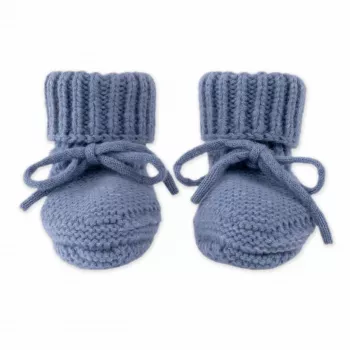 Kapcie Lodger Slipper z wełny merino dla niemowląt, Storm, 0-6 miesięcy