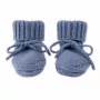 Kapcie Lodger Slipper z wełny merino dla niemowląt, Storm, 0-6 miesięcy
