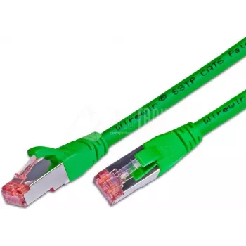 Kabel sieciowy Wirewin S/FTP CAT6 0,25m, zielony (PKW-PIMF-KAT6 0.25 GN)