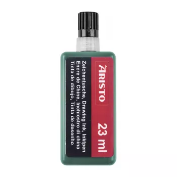 ARISTO Tusz kreślarski zielony 23 ml, 1 butelka (AR64807)