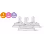 Philips Avent Natural Response zestaw silikonowych smoczków do butelki dla niemowląt (3 szt., przepływ 3, od 1. miesiąca)