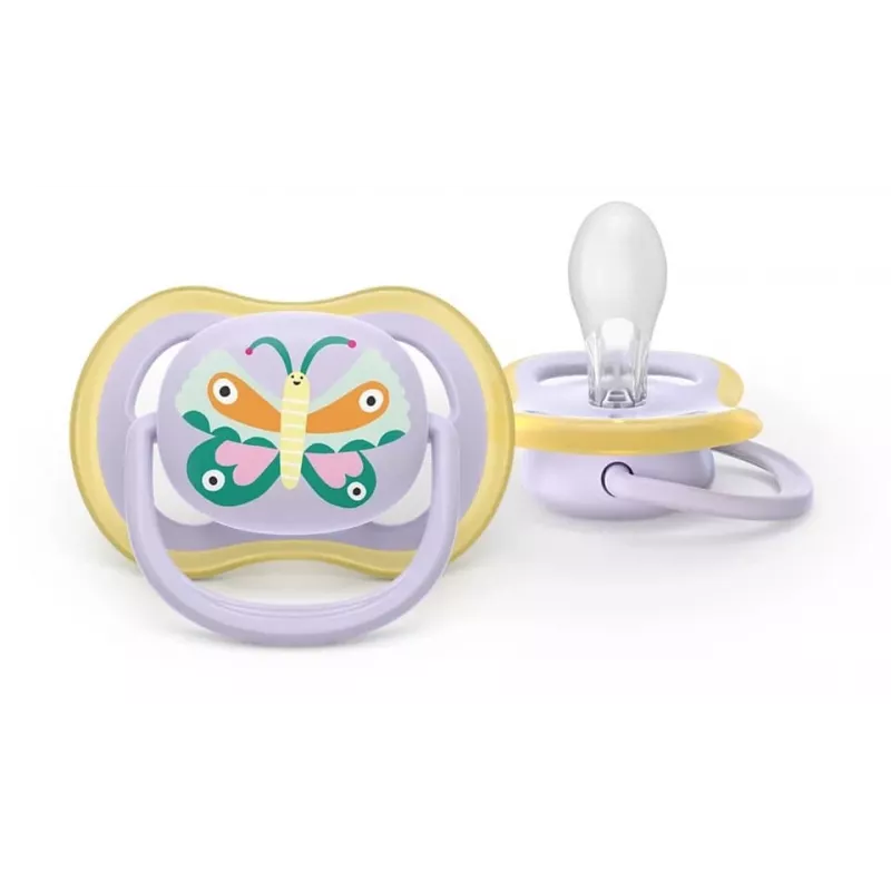 Philips Avent Ultra Air Smoczek 0-6 Miesięcy, 2-Pak, Niebieski i Zielony