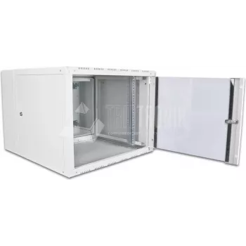 Wirewin Szafa ścienna 19 cali, 2-częściowa, 600x650mm, 15U (WCAB D 600X650X15U)