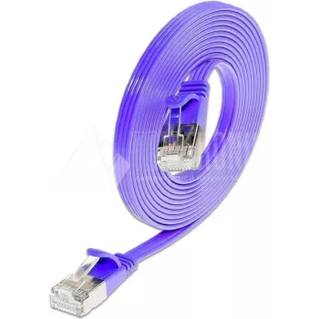 Wirewin SLIM kabel krosowy STP kabel sieciowy fioletowy 0,75 m Cat6 S/UTP (PKW-STP-SLIM-KAT6 0.75 VT)