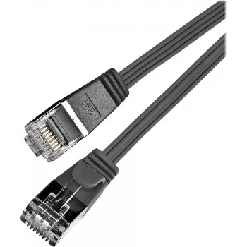 Wirewin Triotronik PKW-STP-SLIM-KAT6 1.0 SW kabel krosowy Ethernet Cat6 U/FTP Slim, 1 m, czarny