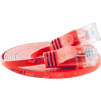 Wirewin Cat.6 SLIM kabel krosowy U/UTP 0,15 m pomarańczowy PKW-SLIM-KAT6 0.15 OR