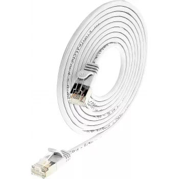 Kabel krosowy Wirewin Triotronik PKW-LIGHT-STP-K6 3.0 WS Cat6 STP 3m biały