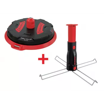 Runpotec Professional Cable Dispenser z Multifunkcyjnym Zestawem Trzpieni 10174