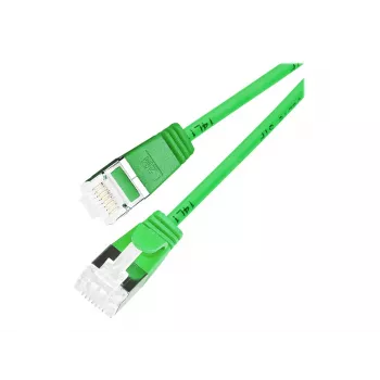 Kabel sieciowy Ethernet Wirewin PKW-LIGHT-STP-K6A 5.0 GN Cat 6a U/FTP Slim, zielony, 5 m