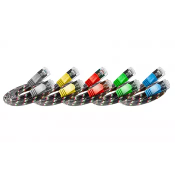 Wirewin SLIM ST6 3 RT - kabel krosowy Cat.6 SLIM-Tough, F/FTP, 3,0 m, czerwony PKW-TOUGH-STP-K6 3.0 RT