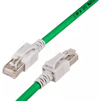 Wirewin PKL-PIMF-KAT6A 1.0 GN kabel krosowy Cat6a S/FTP, 1m, zielony