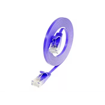 Wirewin Cat.6 U/UTP Slim Ethernet Patch Cable, RJ45, 1,0 m, fioletowy PKW-SLIM-KAT6 1.0 VT