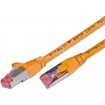 Wirewin CAT6 S/FTP LSOH kabel krosowy, 15 m, pomarańczowy PKW-PIMF-KAT6 15.0 OR