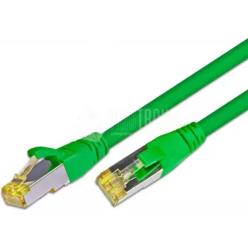 Wirewin kabel krosowy Cat.6a S/FTP RJ45, 0,5 m, zielony, 10 Gbps, 500 MHz, AWG26 PKW-PIMF-KAT6A 0.5 GN