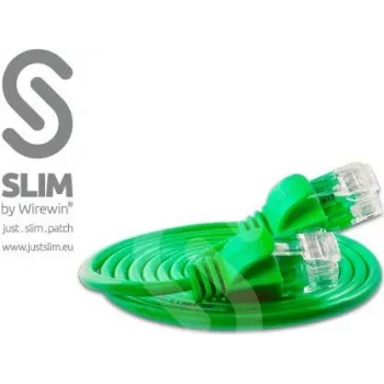 Wirewin Triotronik kabel krosowy U/UTP Cat6 0,5m zielony PKW-LIGHT-K6 0.5 GN