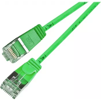 Wirewin SLIM SL6 7,5 m kabel krosowy Ethernet Cat.6 U/FTP Slim, zielony PKW-LIGHT-STP-K6 7.5 GN