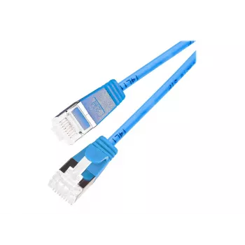 Wirewin Light kabel krosowy okrągły U/FTP Cat 6a niebieski 5,0m Slim Flexible PoE PKW-LIGHT-STP-K6A 5.0 BL