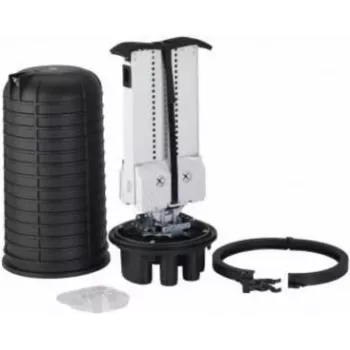 Optotec IP68 Zewnętrzna Kopułowa Mufa Kablowa FOCUS-ODC2-AB, 432 włókna, 1 owalny + 6 okrągłych portów FTTx, wysokość 525mm