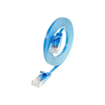 Wirewin SLIM U6 25 BL - kabel krosowy Cat.6 Slim, U/UTP, 25 m, niebieski (PKW-SLIM-KAT6 25.0 BL)