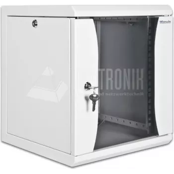 Szafa ścienna Wirewin 10 cali, jednosekcyjna, szara RAL 7035, 6U (WCAB 10 320X300X6U)