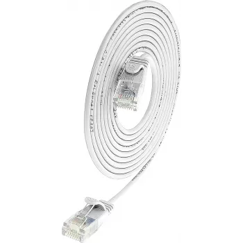 Wirewin SLIM UL6 10 WS - kabel krosowy Cat.6 Slim-Light, U/UTP, 10 m, biały PKW-LIGHT-K6 10.0 WS
