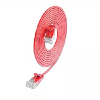 Wirewin SLIM KAT6A 10 Gigabit kabel krosowy okrągły, U/UTP, Ø 3,6 mm, czerwony (SLIM-L-UU-K6A 0.1 RD)