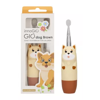 InnoGIO GIOdog 2+ GIO-452BROWN soniczna szczoteczka do zębów, brązowa