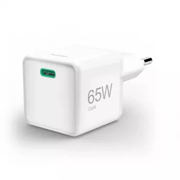 Hama GaN USB-C Super-Mini Ładowarka, 65 W, PD, Biały (00201943)