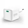 Hama GaN USB-C Super-Mini Ładowarka, 65 W, PD, Biały (00201943)