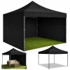 LEAN Express Ogród Altana Handlowy Pawilon Gastronomiczny Czarny 3x3M