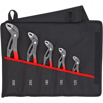 Zestaw szczypiec do rur KNIPEX Cobra 5-częściowy w składanej etui 00 19 55 S5