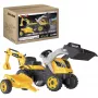 SMOBY Tractor Max Jeździk na pedały z przyczepą, zielony, od 3 lat