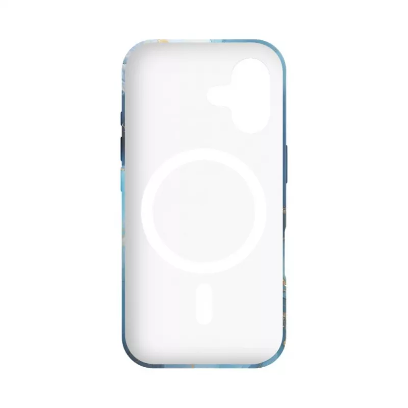 Evelatus Apple iPhone 16 Slim Shell z MagSafe i nadrukiem kwiatowym w kolorze różowym