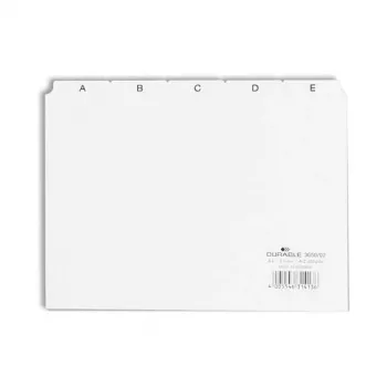 DURABLE Leitregister A5 5/5-częściowy A-Z wytłaczany PP 1 szt. 365002