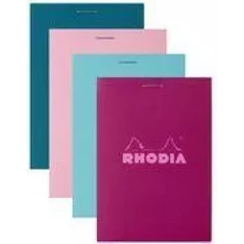Notatnik Rhodia No. 11 A7 w kratkę, różne kolory, 80 kartek, 10 sztuk 11295C