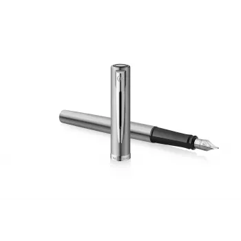 Waterman Allure Impression Pióro wieczne, stal nierdzewna ze złotymi wykończeniami, stalówka średnia 2225494