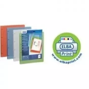 Segregator prezentacyjny ELBA POLYVISION A4, grzbiet 20 mm, niebieski, mechanizm 4-ring 959034-03