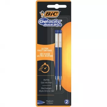 Wkład do pióra żelowego BIC Intensity Quick Dry S niebieski do Gelocity i Ecolutions Reaction 967378