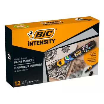 Marker trwały BIC Intensity, okrągła końcówka, czarny, 1,5-2,3 mm, 1 sztuka (5274771)