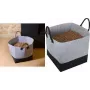 EDA worek do przechowywania pelletu, filc, 60 litrów, szary / czarny, pojemność 40 kg, 1 sztuka 010487 G.BT