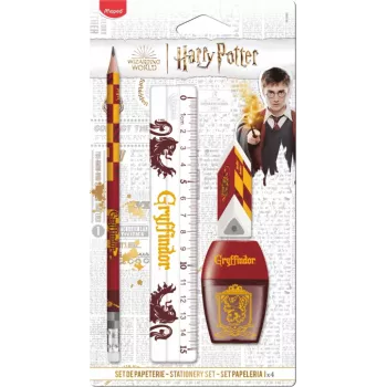 Maped Harry Potter Gryffindor zestaw do pisania, 4 elementy, blister (981880)