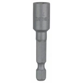 Wkładka klucza nasadowego Bosch 1/4 inch 7 mm sześciokątna 50 mm długość stal chromowo-wanadowa 2608550070
