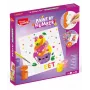 Maped Creativ Zestaw do Malowania po Numerach Kawaii Food Sweet - 2 wstępnie nadrukowane podobrazia, 10 farb akrylowych, pędzel, wiek 7+ 907088